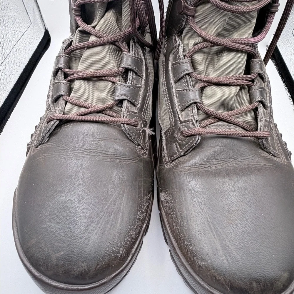 Nike Men's Tactical Lace-Up Boot in Olive/Black size: 6
